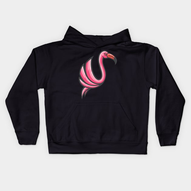 The Flamingo Kids Hoodie by giggleapin